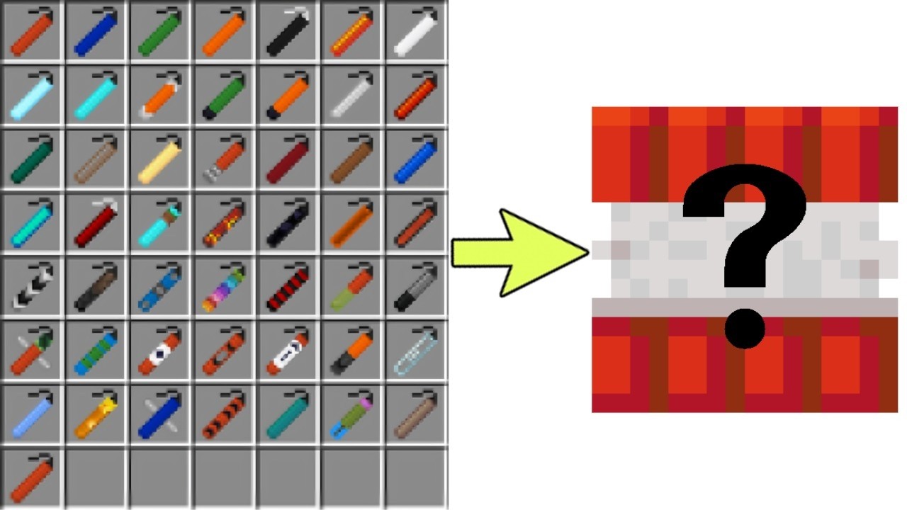 I throw all lucky Dynamite mod in Minecraft - YouTube