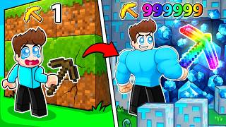I BROKE EVERY MINECRAFT BLOCK WITH ADMIN PICKAXE IN ROBLOX !! screenshot 1