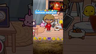 Summer vacation part1 #tocaboca#tocabocasecrettoca#toca#part2?#tocaadventure#