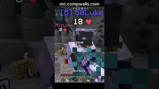 Alpha wolves taking on the whole lobby #pvp #minecraft #walls #Hypixel #mcpvp #HypixelWalls