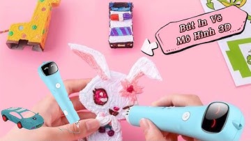 Bút In Vẽ 3D Tạo Mô Hình 3D Độc Đáo Tiện Ích! GIA DỤNG TIỆN ÍCH