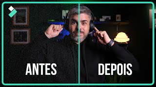 Como REDUZIR RUÍDOS e MELHORAR A QUALIDADE de VÍDEO e ÁUDIO (FÁCIL) | Wondershare Filmora screenshot 1