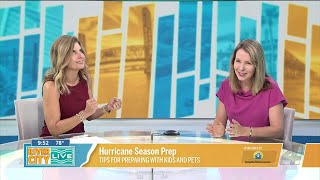 Hurricane season prep tips for kids and pets