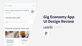 Gig Economy App UI Design Review | Task Rabbit | UX/UI Design | Wacom Intuos