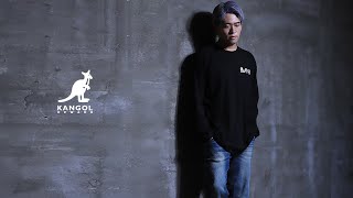 完全受注生産】みやけん ×KANGOL REWARD コラボ企画！長袖Tシャツ