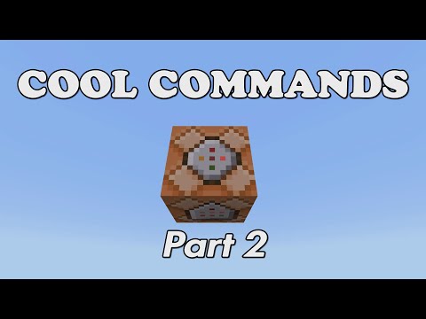 COOL Minecraft Bedrock commands without any mods - Part 2