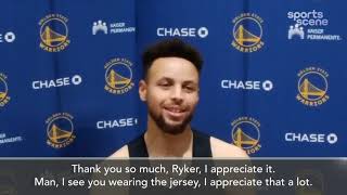 Reggie Miller And His Son Ryker Congratulated Curry After Steph Surped Him In All-Time Threes.