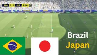 🔴LIVE Game - Brazil vs Japan l World Cup 2026 l Full Match eFootball Game Video Simulation
