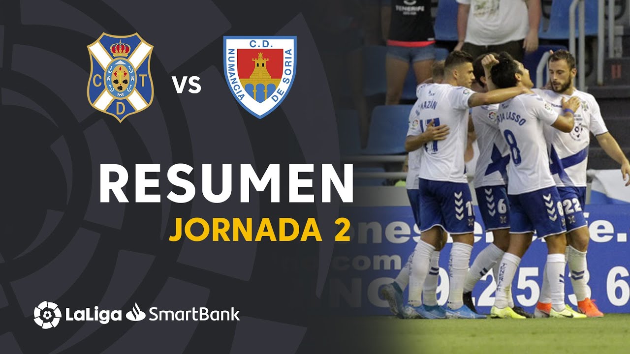 Resumen de CD Tenerife vs CD Numancia 3 2