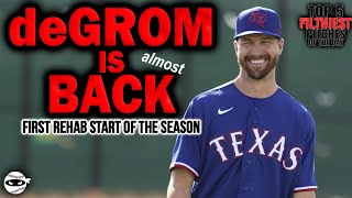 100 mph Heat and Wicked Sliders: Jacob deGrom makes his 1st Rehab Start!