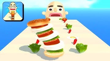 Sandwich Runner - Gameplay (Android, ios)