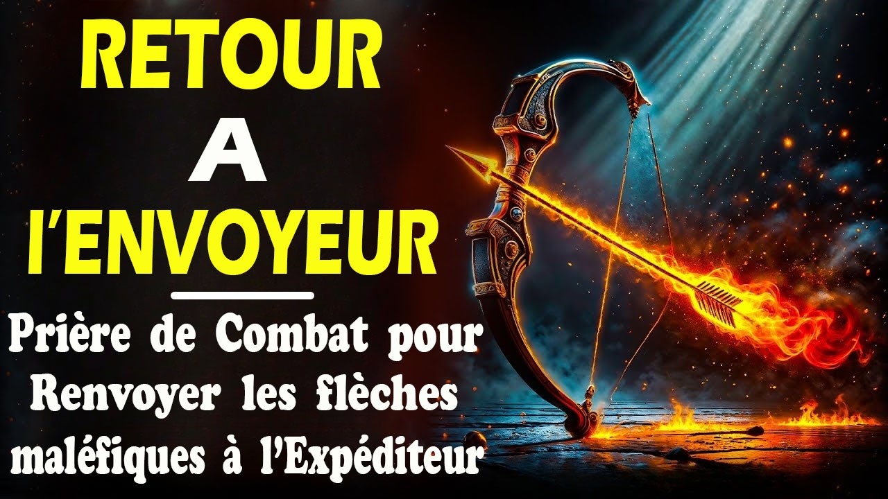 PRIÈRE DE COMBAT POUR RENVOYER LES FLÈCHES MALÉFIQUES À L'EXPÉDITEUR au Nom de JESUS