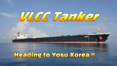 [VLCC] CRUDE OIL TANKER (Heading to YOSU Korea) / 여수를 향하는 유조선 / 선박에 착륙하는 헬리콥터 / 초거대 유조선