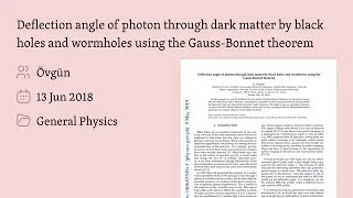 Light Bending Through Dark Matter