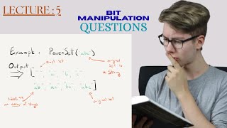Lecture 05: Generate All Subsets Using Bit Manipulation | Power Set Explained