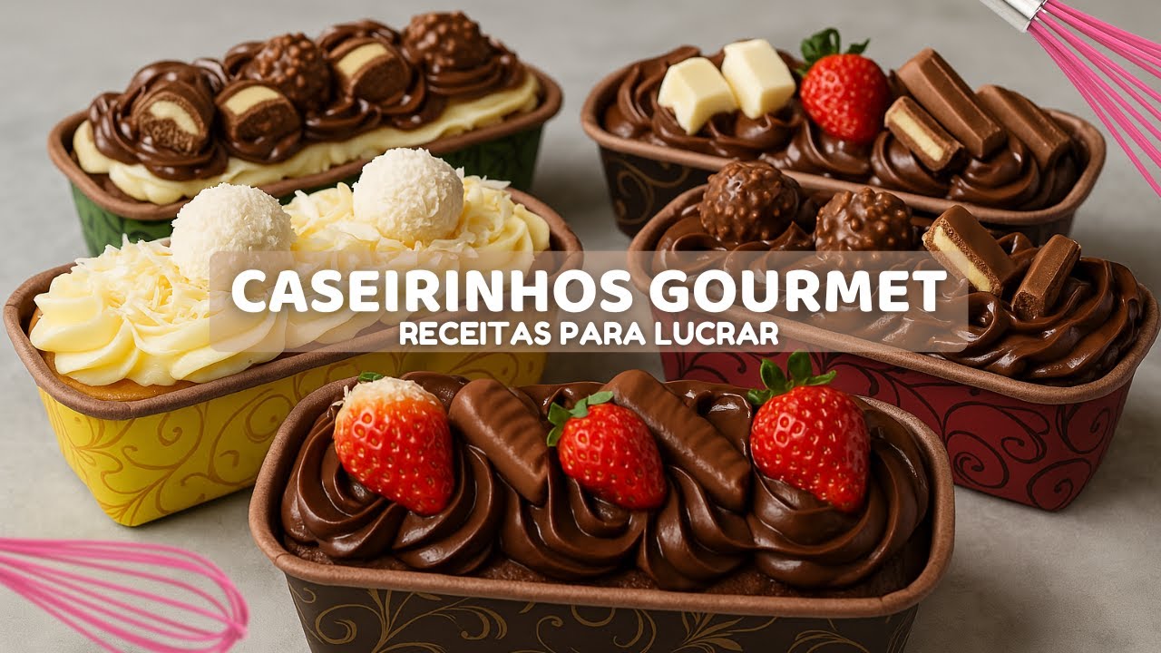 CASEIRINHOS GOURMET - RECEITA PARA LUCRAR MUITO!!!