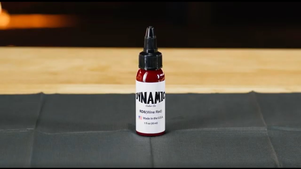 Dynamic Tattoo Ink Wine Red – Deep, Smooth & Long-Lasting Tattoo Pigment