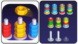 Nut Sort-Color Puzzle Game Level 17 Walkthrough