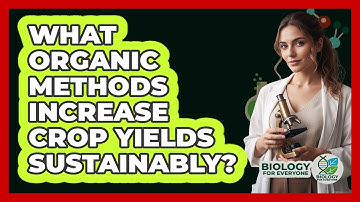 What Organic Methods Increase Crop Yields Sustainably? - Biology For Everyone