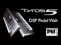 Yamaha tyros5  dsp   pedal wah