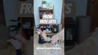 how to do prone frog lifts