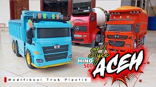 Modifikasi Hino 500 style aceh truk plastik