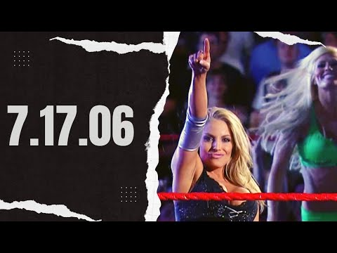 WWE Raw - 7.17.06 - Trish Stratus & Torrie Wilson vs Mickie James & Victoria