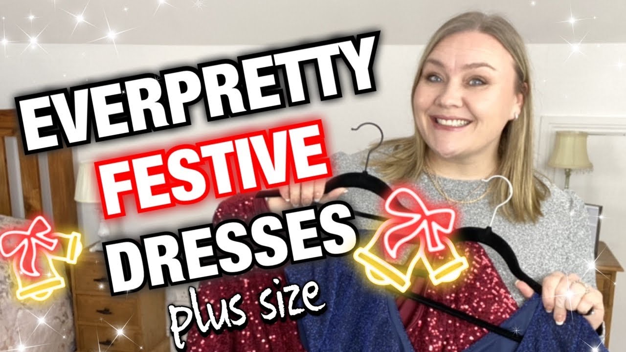 EVERPRETTY plus size FESTIVE DRESSES | plus size fashion