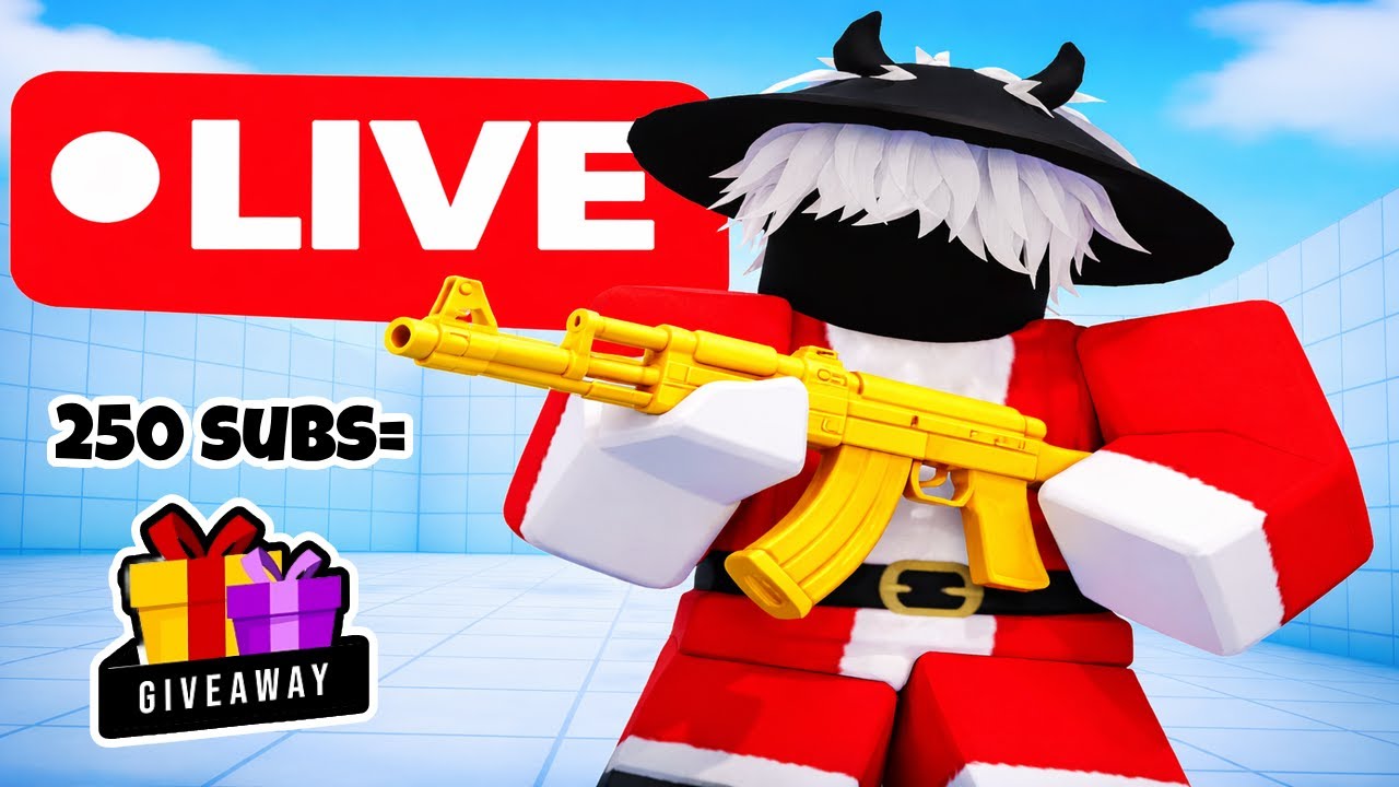 🔴LIVE ROBLOX RIVALS 🔴 | ⚔️ 1V1 WITH VIEWERS! | 250 Subs = Skincase Or Robux Giveaway