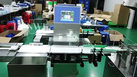 Check Weigher & Rejector Electronic Automatic Weight Scale Weighing Machine Checking Sorting Slot