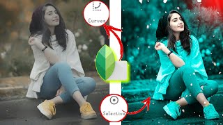 Snapseed Moody Blue Photo Editing  Snapseed Background Colour Change  Snapseed Photo Editing 2021