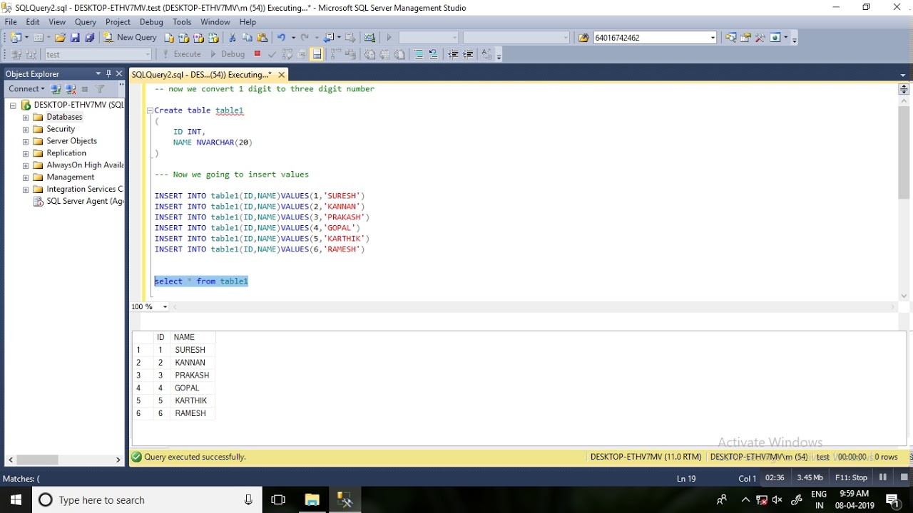 Convert Int Values to four, Five and six digit number in sql server ...