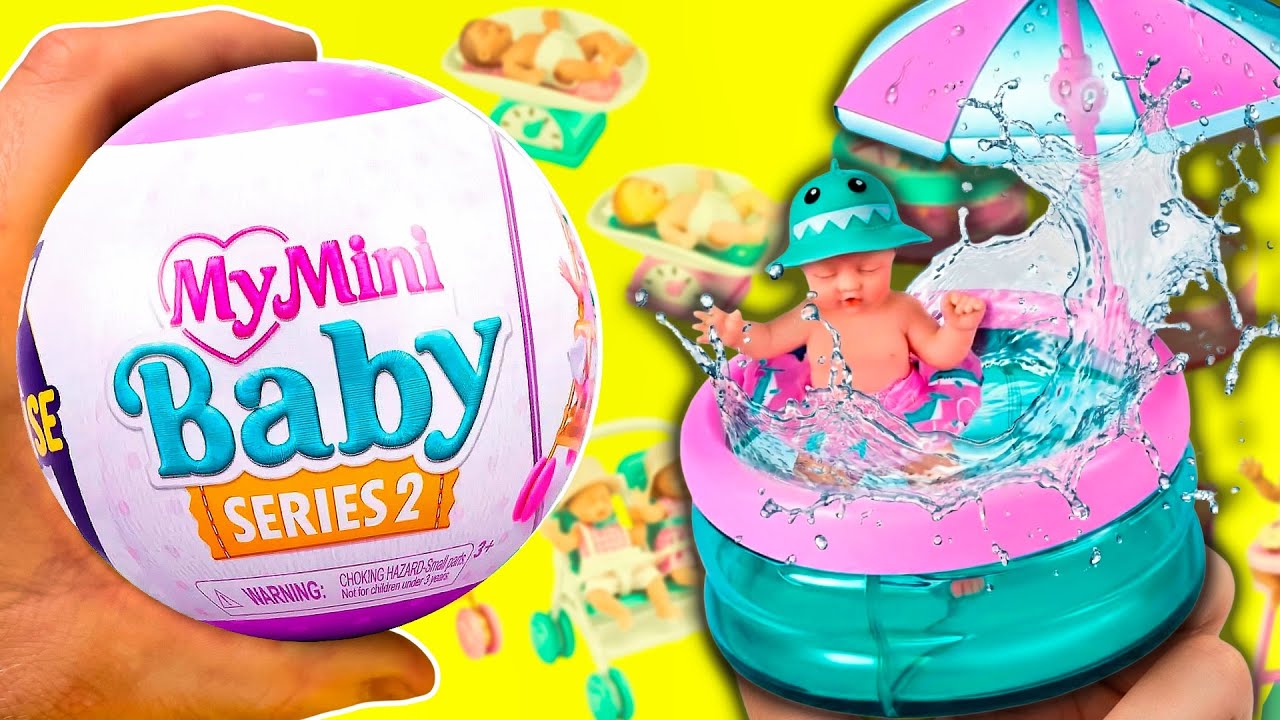 Unboxing Zuru My Mini Baby Series 2 — Rutina de noche con el bebé más pequeño