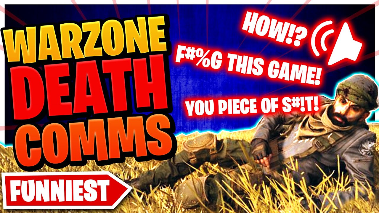 Warzone Death Comms/Chat Compilation (RAGE & FUNNIEST MOMENTS)