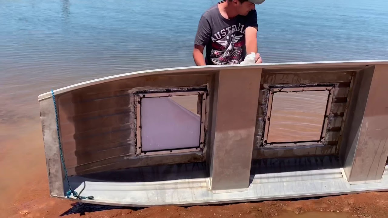Diy Glass Bottom Boat Pt2 Youtube