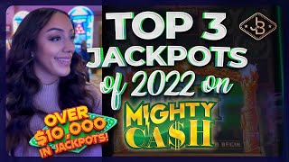 Top 3 ★ BIGGEST ★ Mighty Cash Slot Jackpots of 2022 ! ⭐️