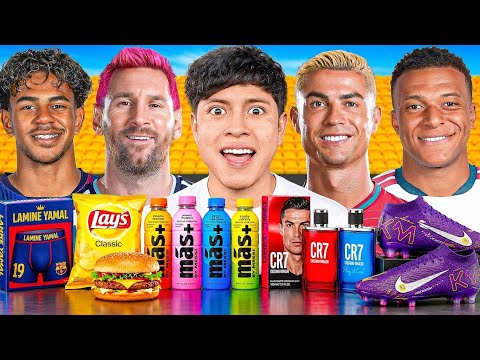 I Got Soccer Player Products and TESTED Them! 😱 (Messi, Cristiano, Neymar, Mbappé)