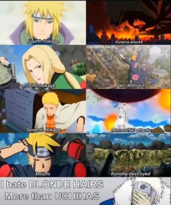 Konoha village is cooked by these blondes 😆