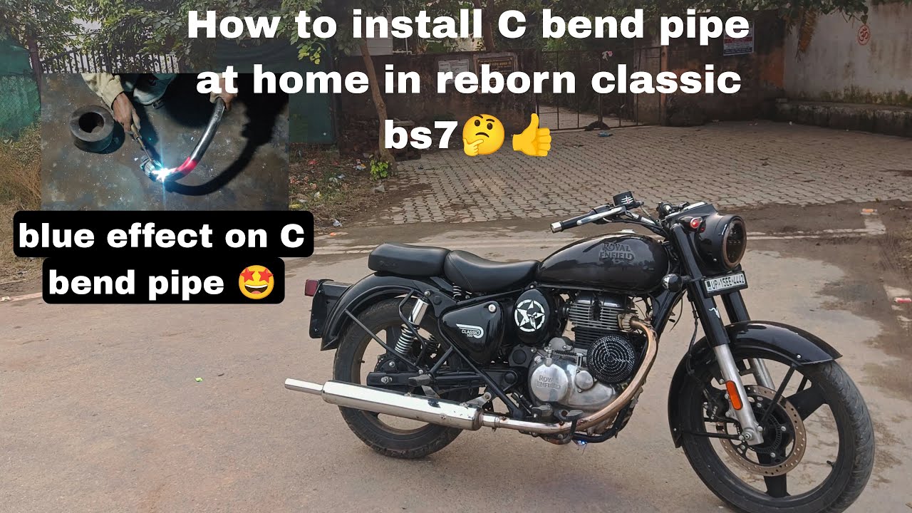 Reborn Classic C Bend Pipe Install: Step-by-Step Guide (Easy!) 👍|| bule effect 
