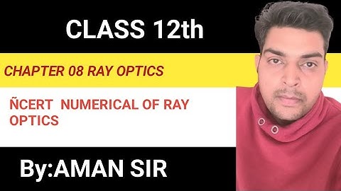 Example 9.6 Light from a point source in air falls on a spherical glass surface (n = 1.5 and radius 