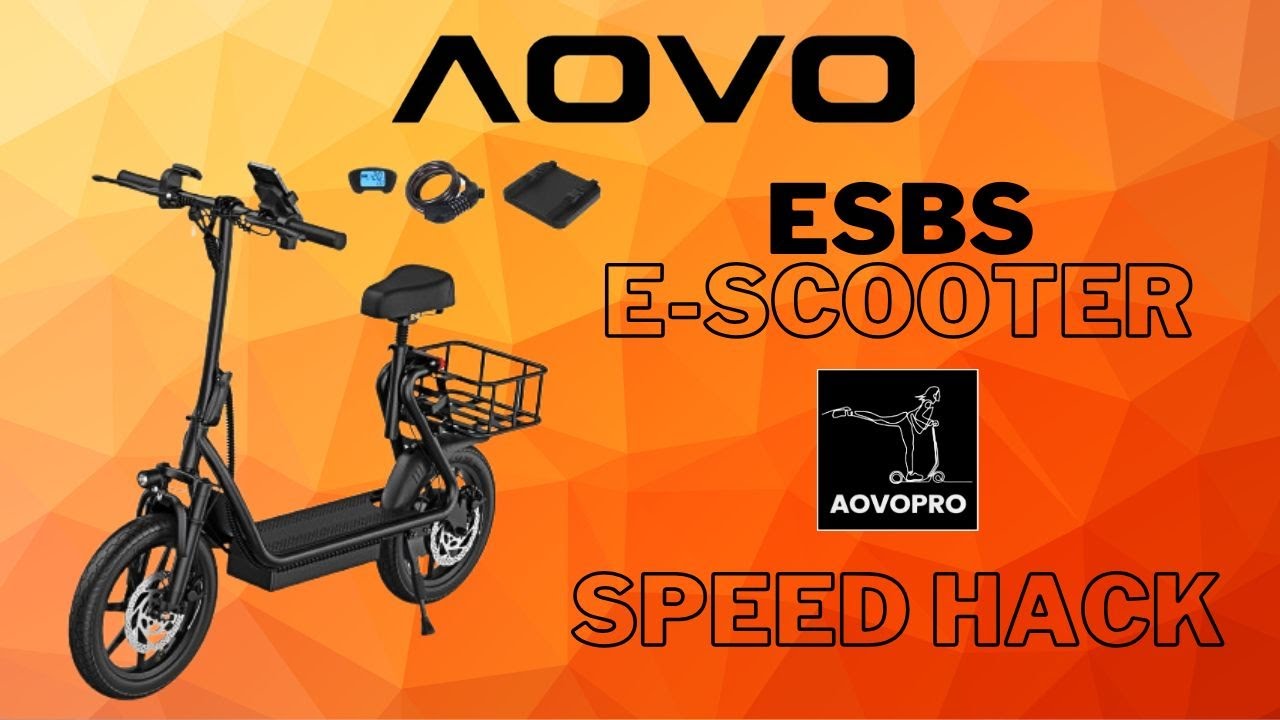 AOVO PRO E-SCOOTER SPEED HACK - YouTube