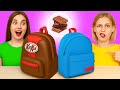 DESAFÍO COMIDA REAL vs COMIDA DE CHOCOLATE 😱🍫 ¿Quién se lleva la sorpresa más deliciosa?!