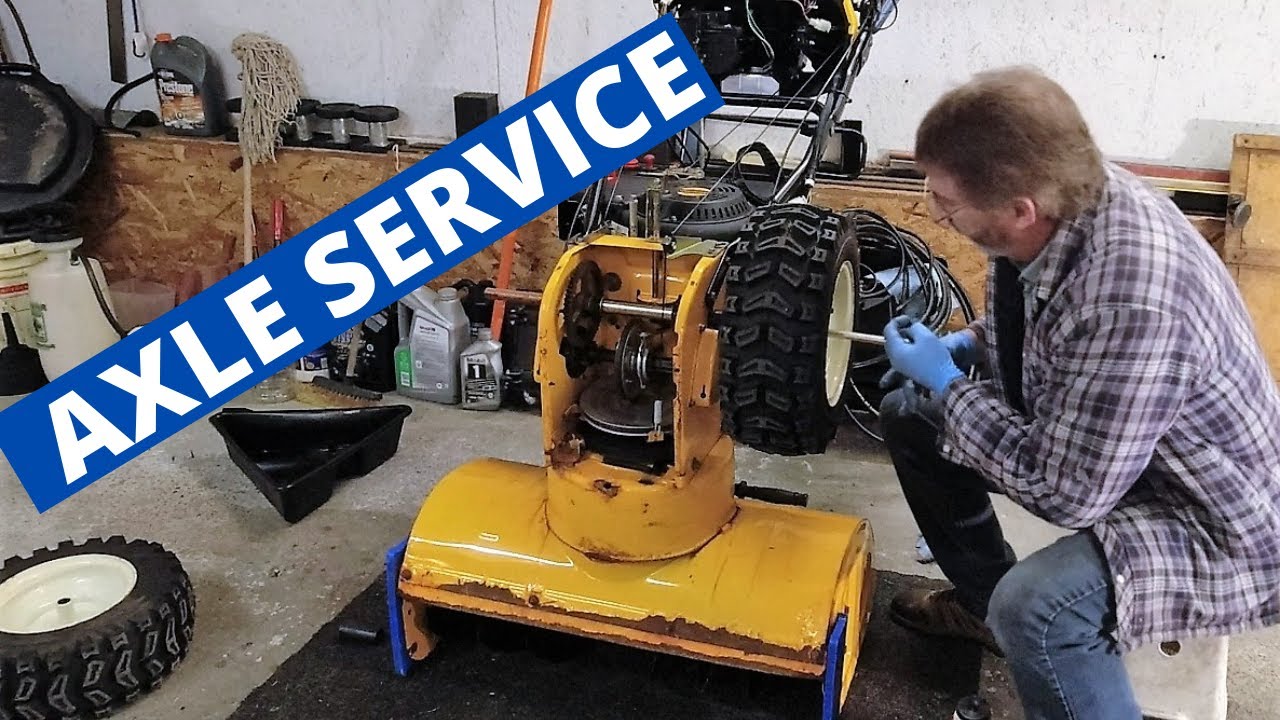 This should be done to every Snow Blower (Axle service) Saves time and money down the road
