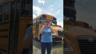 school bus passing