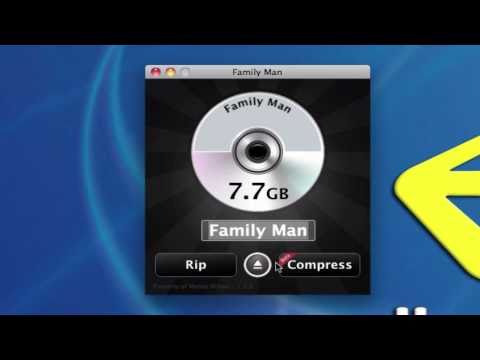 Copy movie DVD's and transfer to your Mac