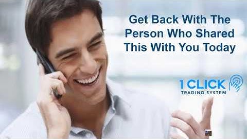 1 Click Trading System Detailed Review - Exactly How It Works