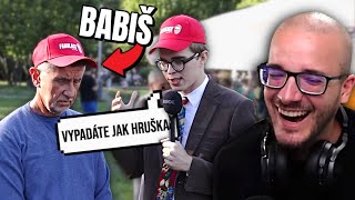 Dělá si srandu z politiků při rozhovorech?! | @FABULACEJanaSpacka reakce