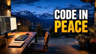 Deep Focus Music for Coding | Mountain Night Work Ambience (1 Hour)