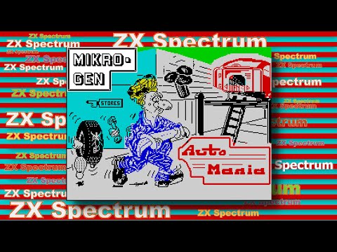 Видео: ZX Spectrum игра Automania прохождение игры ZX Spectrum