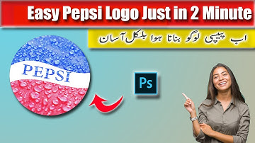 How to make Pepsi logo in Photoshop cc | Easy and Simple method | Knowledge Gate